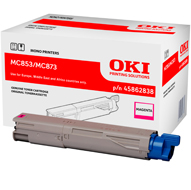 Toner OKI oryginalny 45862838 | Magenta