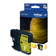 Tusz Brother oryginalny LC1100Y | DCP-385 585 MFC-490 | Yellow