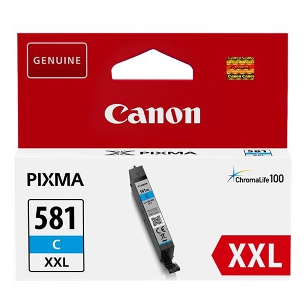 Tusz Canon oryginalny CLI-581 CXXL  | TR7550 8550 TS6150 | Cyan