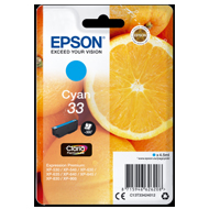 Tusz  Epson oryginalny 33  C13T33424012 | XP 530 630 900 | Cyan
