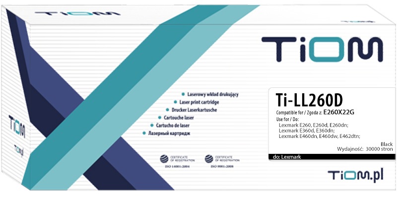 Tiom Lexmark E260X22G Tiom Lexmark E260X22G
